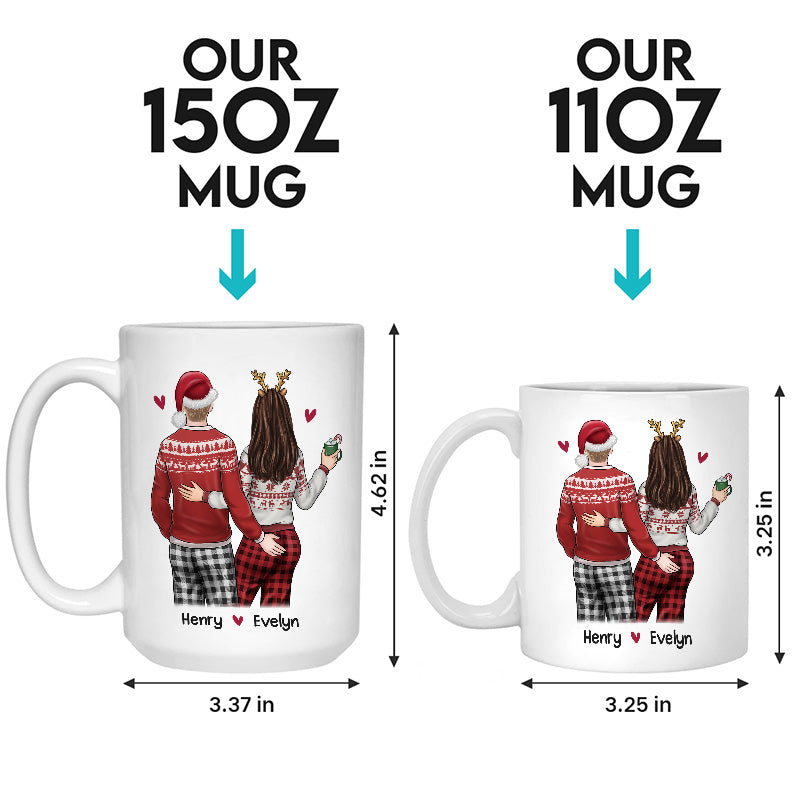 Custom Name Funny Christmas Gifts for Husband - Personalized Mugs