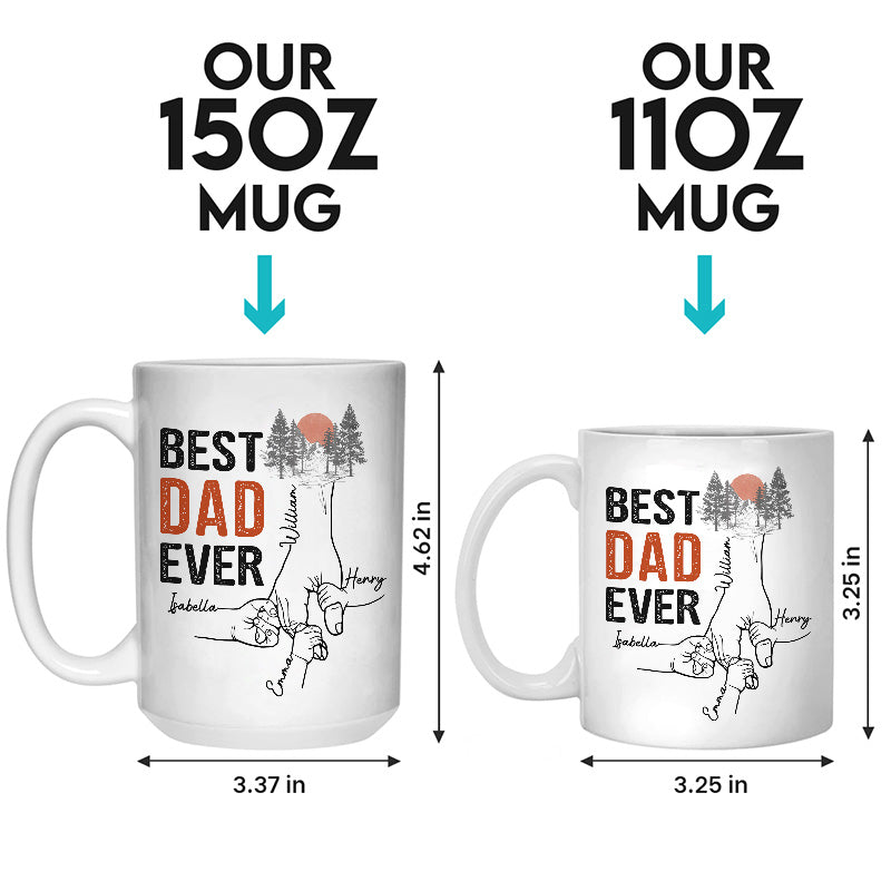 Custom Name Best Dad Gifts - Personalized Mugs