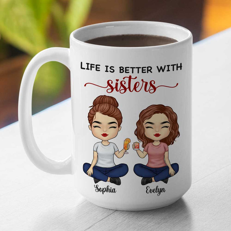 Custom Name Best Friend Gifts for Women - Personalized Mugs