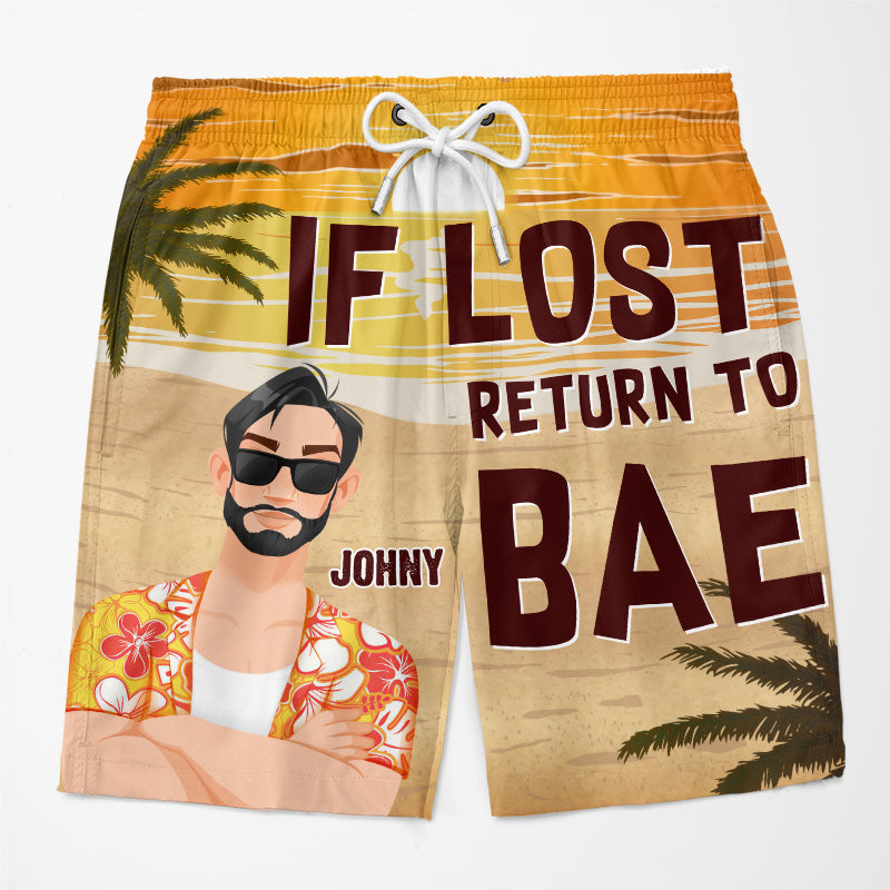 Better Together - Personalized Couple Beach Shorts - Gift For Couples, Husband Wife