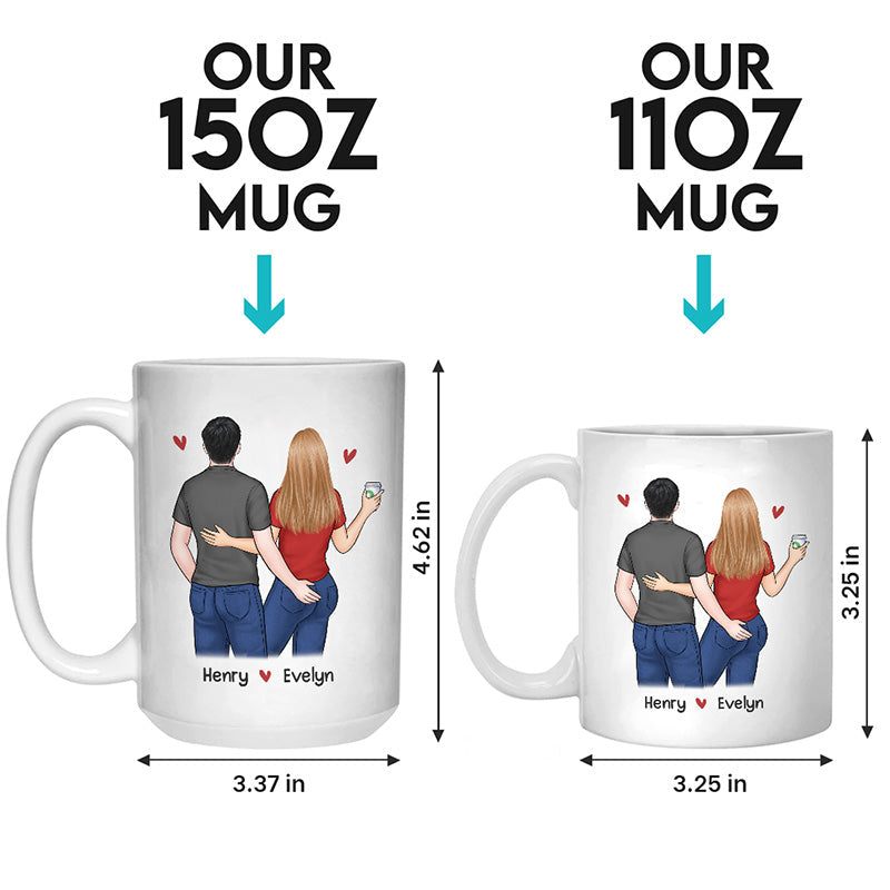 Custom Name Couple Love Gifts - Personalized Mugs