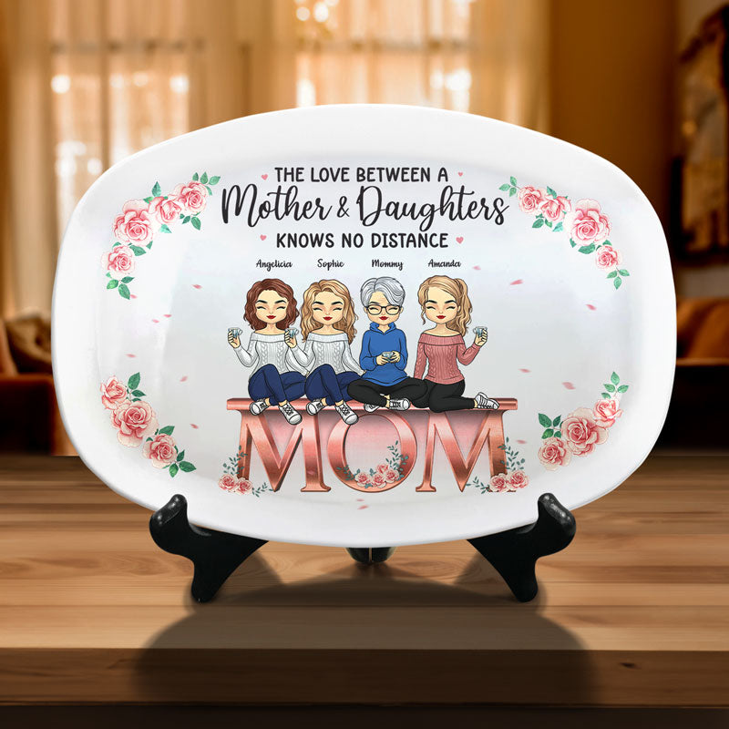Custom Name Mother and Daughters Gifts - Personalized Platter