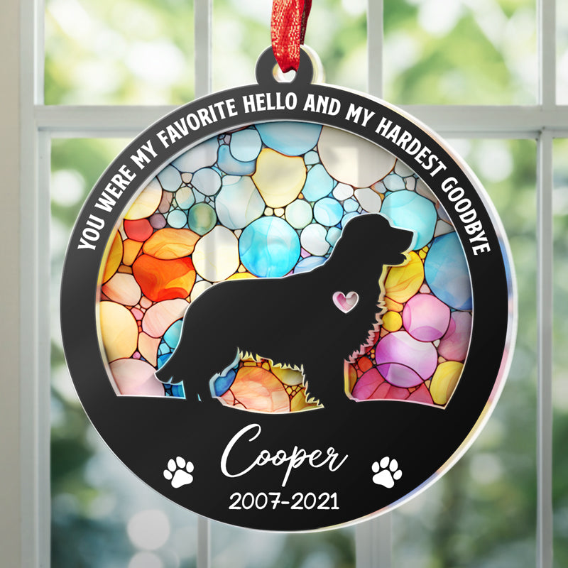 Custom Pet Memorial Gifts - Personalized Ornament