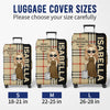 Wherever You Go Becomes A Part Of You Somehow - Travel Personalized Custom Luggage Cover - Holiday Vacation Gift, Gift For Adventure Travel Lovers