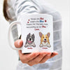 Thanks For The Belly Rubs - Dog Personalized Custom Mug - Gift For Pet Owners, Pet Lovers