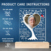 Custom Photo Remember The Best Times - Memorial Personalized Custom Shaped 3D LED Light - Sympathy Gift For Family Members