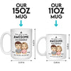 This Guy Is One Awesome Husband - Couple Personalized Custom Mug - Gift For Husband Wife, Anniversary