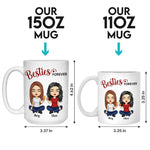 Custom Name Best Friend Gifts for Women - Personalized Mugs