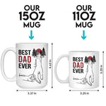 Custom Name Best Dad Ever Gifts for Dads - Personalized Mugs