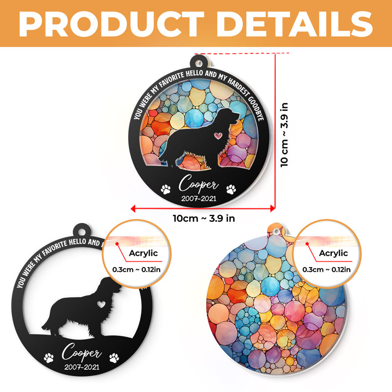 Custom Pet Memorial Gifts - Personalized Ornament