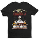Custom Name Grandpa Family Gifts - Personalized Apparel