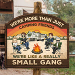 Custom Name Camping Friends Gifts for Campers - Personalized Wood Sign