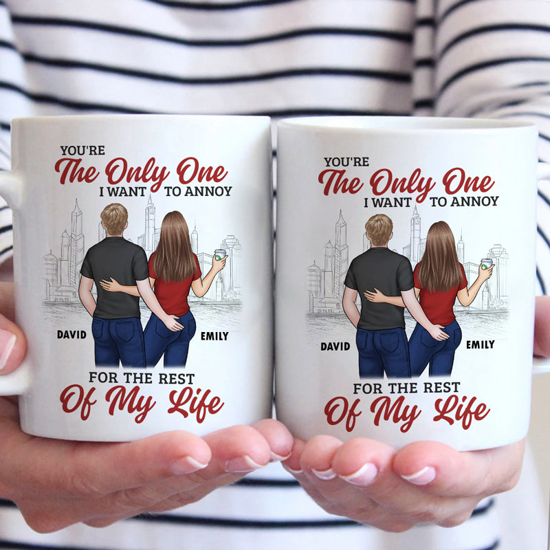 My Number One, Always - Couple Personalized Custom Mug - Gift For Husband Wife, Anniversary