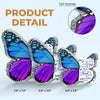 Butterflies Appear When Angels Are Near - Memorial Personalized Custom Butterfly Shaped Acrylic Plaque - Sympathy Gift For Family Members