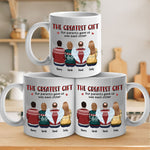 Custom Name Family Christmas Gifts for Parents - Personalized Mugs