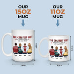 Custom Name Family Christmas Gifts for Parents - Personalized Mugs