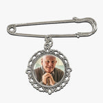 Custom Photo Memorial Dad Gifts - Personalized Memorial Lapel Pin