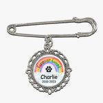 Custom Pet Name Memorial Gifts - Personalized Memorial Lapel Pin