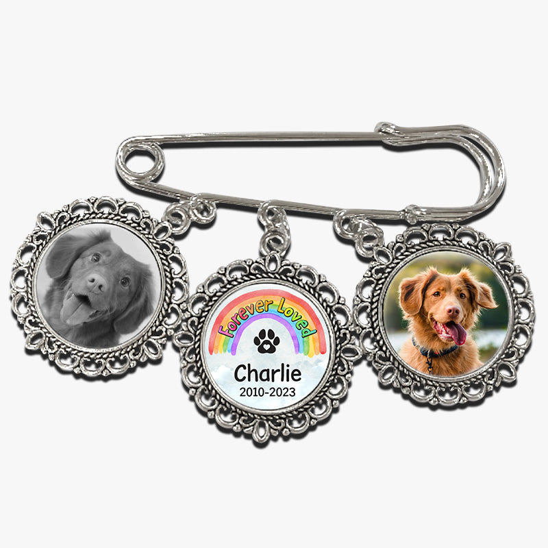 Custom Pet Name Memorial Gifts - Personalized Memorial Lapel Pin