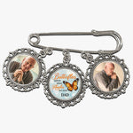 Custom Photo Memorial Dad Gifts - Personalized Memorial Lapel Pin
