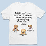 Custom Name Dog Dad Gifts - Personalized Apparel