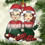Custom Name Christmas Couple Gifts - Personalized Ornament