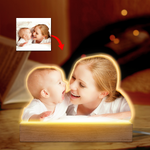 Custom Photo Mother and Baby Gifts - Personalized 3D LED Light