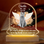 Custom Cat Memorial Gifts for Pet Loss - Personalized 3D LED Light