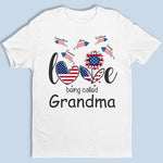 Custom Name Patriotic Nana Gifts for Grandmothers - Personalized Apparel
