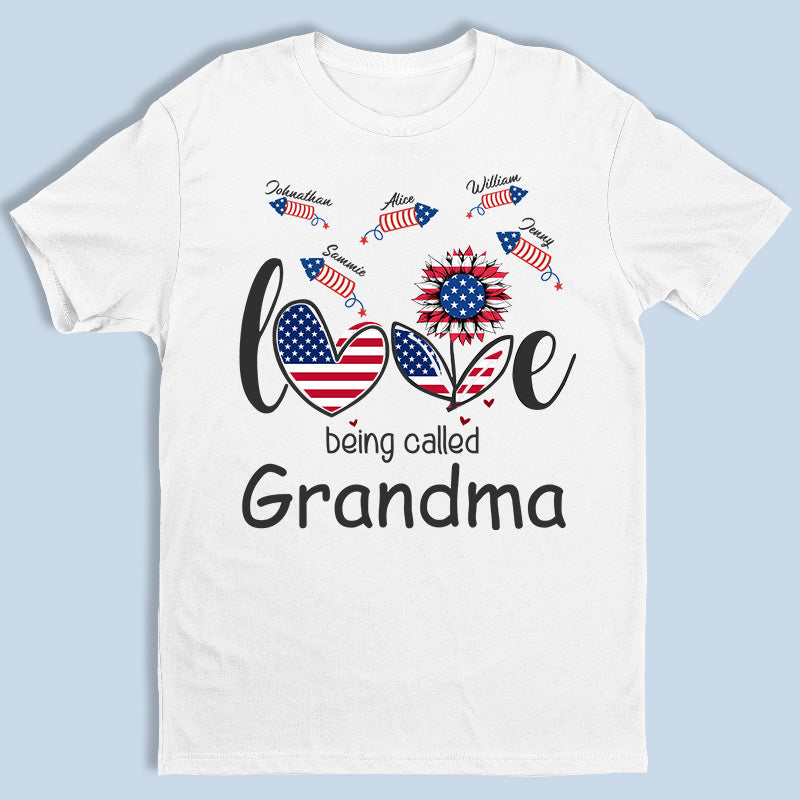 Custom Name Patriotic Nana Gifts for Grandmothers - Personalized Apparel