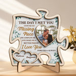 Custom Photo Romantic Couple Gifts - Personalized Wooden Plaque