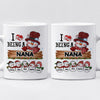 Blessed To Be Called Grandma - Family Personalized Custom Mug - Christmas Gift For Grandma
