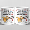 Every Treat You Fake We'll Be Watching You - Cat Personalized Custom Mug - Christmas Gift For Pet Owners, Pet Lovers