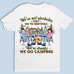 Custom Name Funny Drunk Camping Gifts for Friends - Personalized Apparel