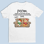 Custom Name Christmas Cat Gifts for Mom - Personalized Apparel