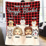 Custom Name Family and Pet Gifts - Personalized Blanket