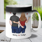 Custom Name Romantic Couple Gifts - Personalized Mugs