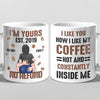 You’re Hot And Constantly Inside Me - Couple Personalized Custom Mug - Gift For Husband Wife, Anniversary