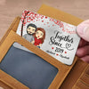 We've Been Together Since - Couple Personalized Custom Aluminum Wallet Card - Gift For Husband Wife, Anniversary