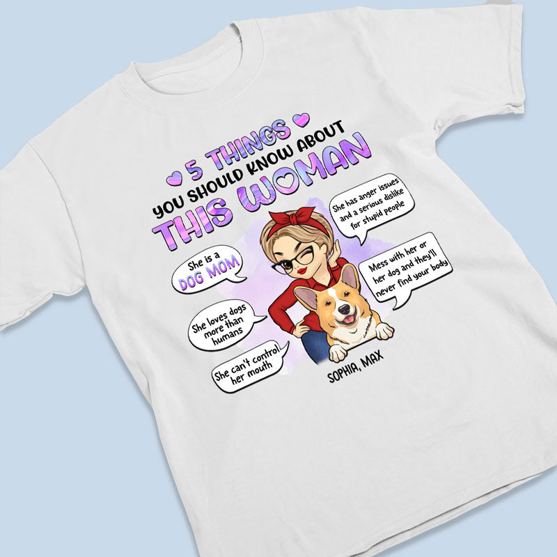 Custom Name Funny Dog Mom Gifts for Women - Personalized Apparel
