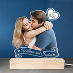 Custom Photo Couple Gifts - Personalized 3D LED Light