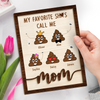 Have A Nice Poop - Family Personalized Custom 2-Layered Wooden Plaque With Stand - House Warming Gift For Mom, Grandma