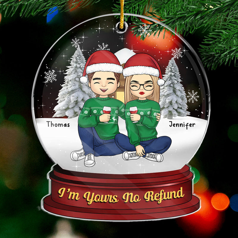 Custom Name First Christmas Together Gifts for Couples - Personalized Ornament