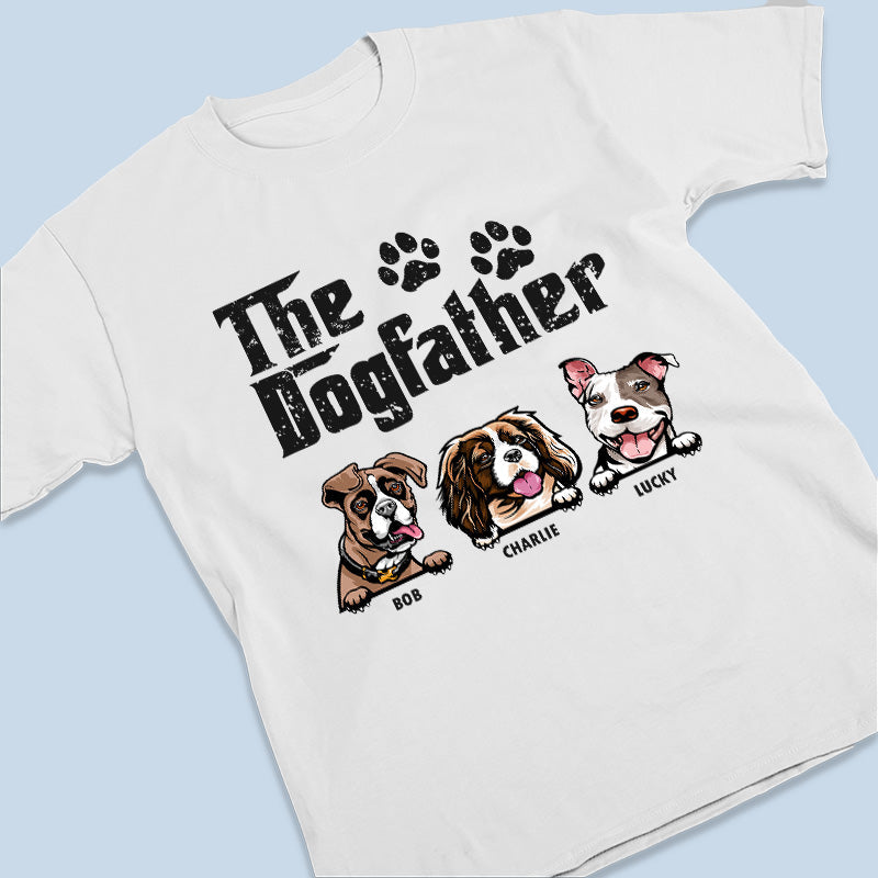 The Best Dogfather Ever - Dog Personalized Custom Unisex T-shirt, Hoodie, Sweatshirt - Father's Day, Gift For Pet Owners, Pet Lovers