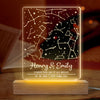 The Night We Met - Couple Personalized Custom Shaped 3D LED Light - Gift For Husband Wife, Anniversary