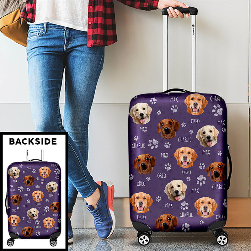 Custom Photo What Greater Gift Than The Love Of A Dog - Dog & Cat Personalized Custom Luggage Cover - Gift For Pet Owners, Pet Lovers