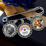 Custom Pet Name Memorial Gifts - Personalized Memorial Lapel Pin