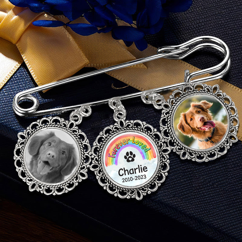 Custom Pet Name Memorial Gifts - Personalized Memorial Lapel Pin