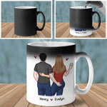 Custom Name Romantic Couple Gifts - Personalized Mugs