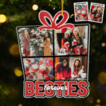 Custom Photo Christmas Gifts for Sisters - Personalized Ornament